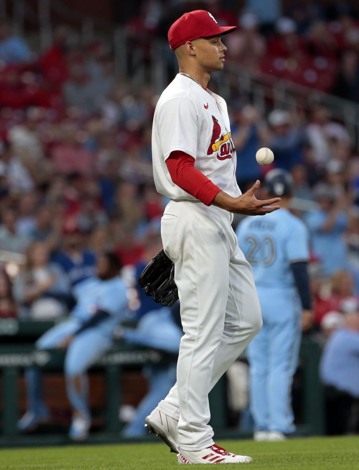 Cardinals, Blue Jays play at Busch